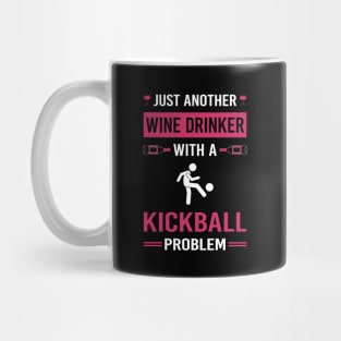 Wine Drinker Kickball Mug
